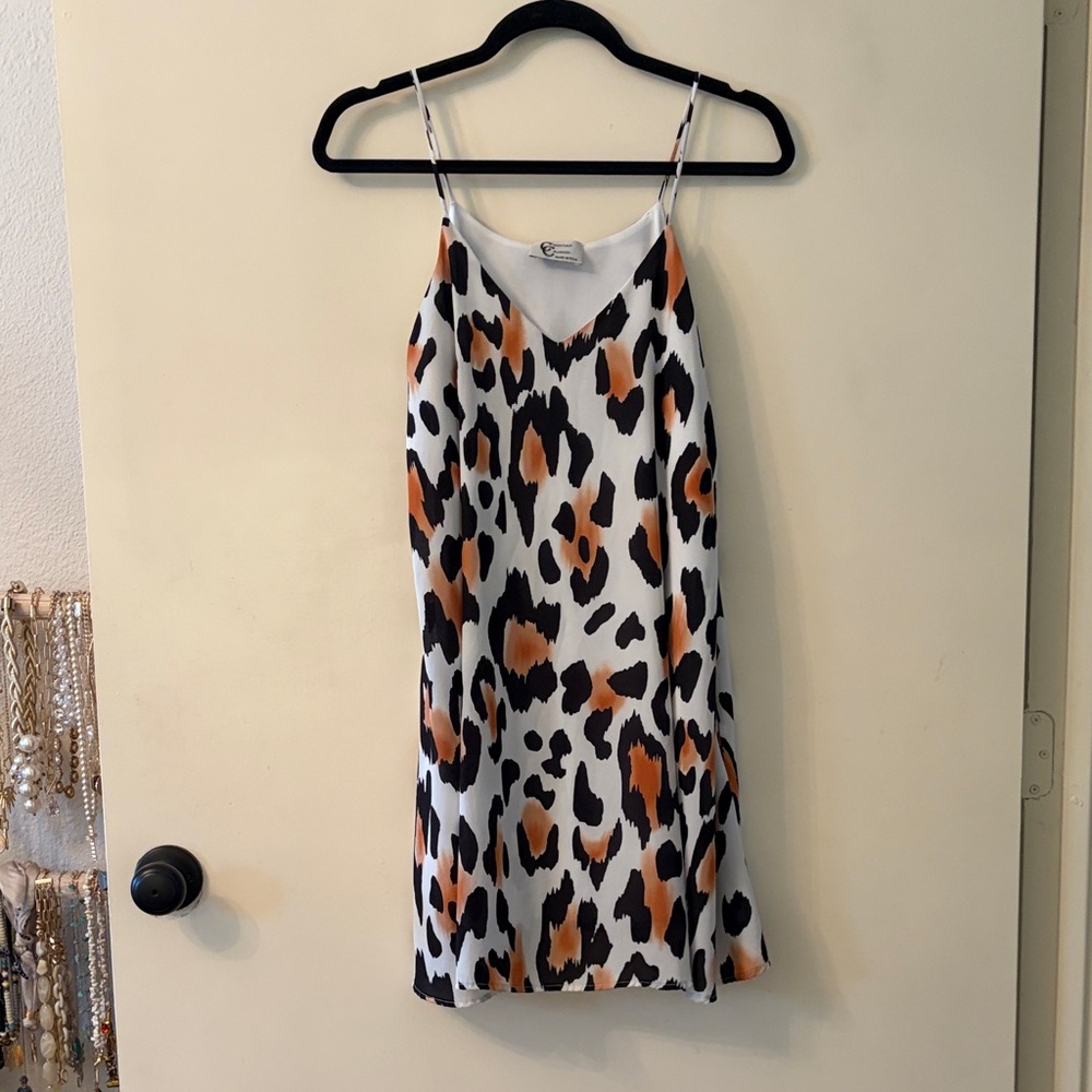 Leopard Print Mini Dress